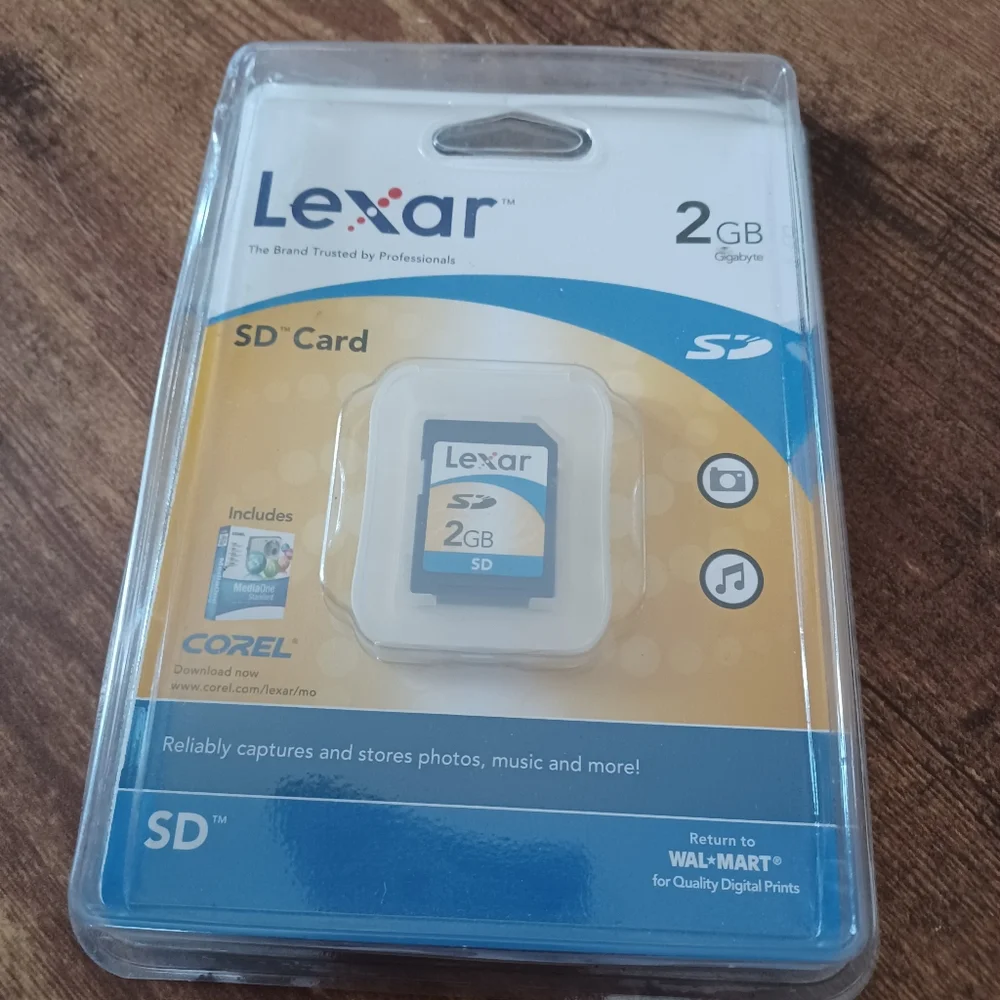 Lexar SD card 2 GB